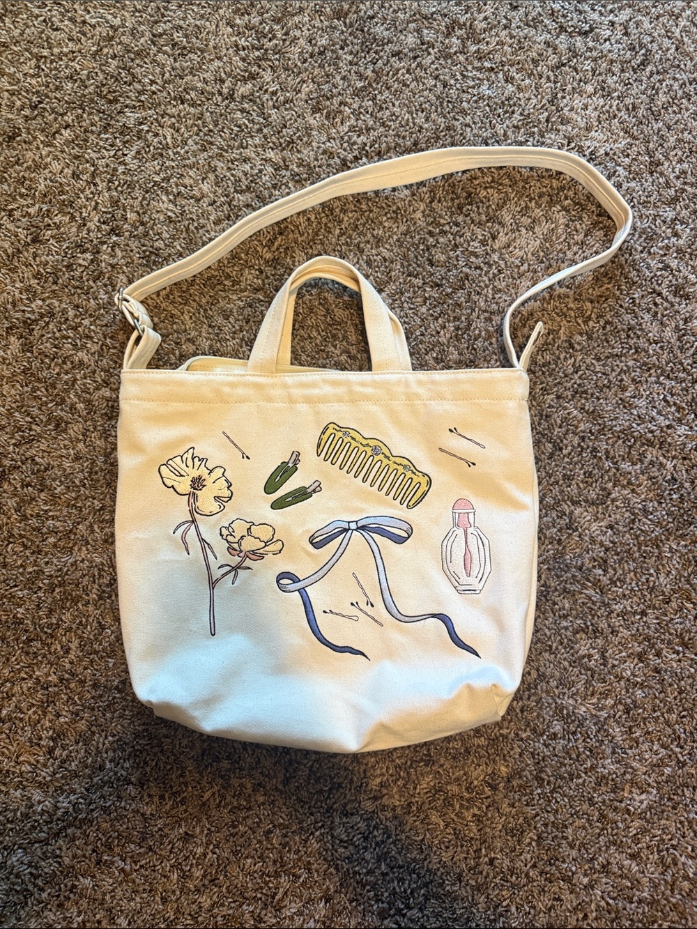 Baggu zip top horizontal duck bag